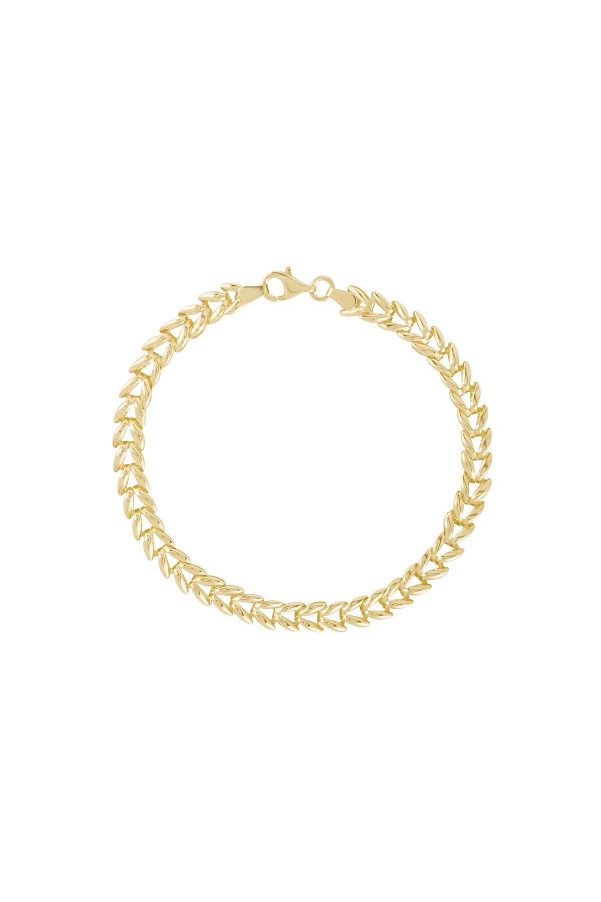 14k Gold Virgo Bracelet - Chain Bracelet - Everyday Bracelet - Minimalist Chain Bracelet - Gift For Her