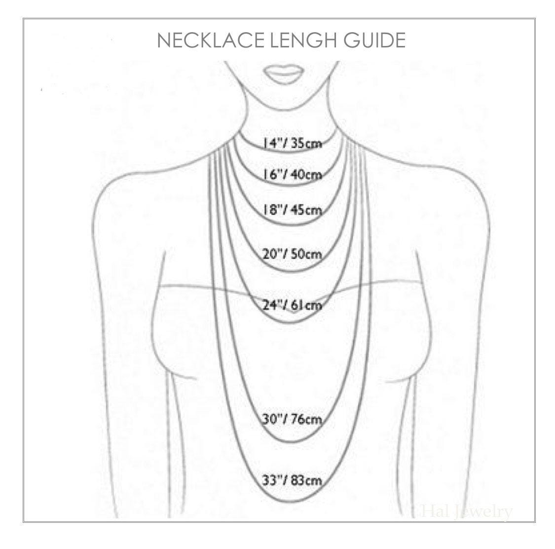 14k Gold Baguette Stone Drop  Necklace